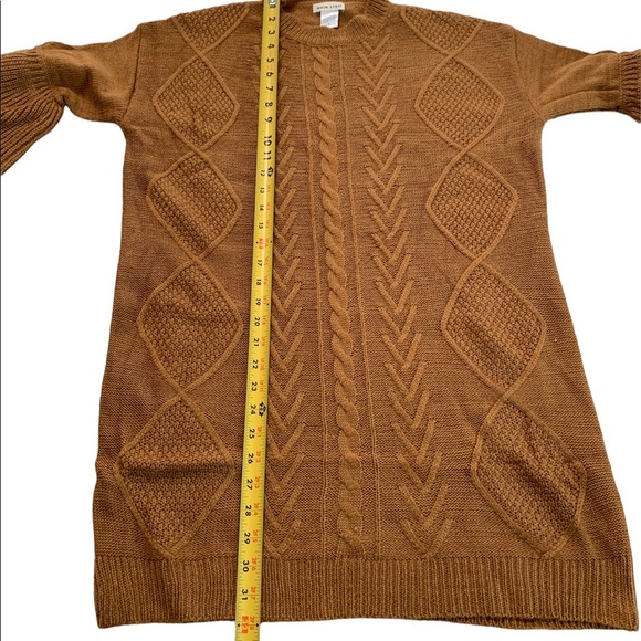 Main Strip Women’s Layered Sleeve Sweater Dress Size Small - Picture 5 of 17